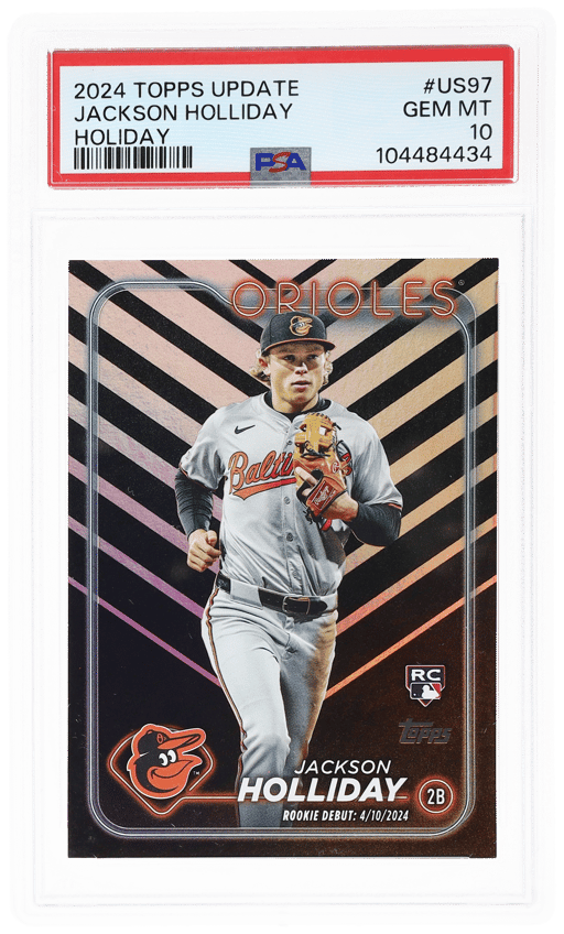 2024 Topps Update Holiday Jackson Holliday #US97 PSA 10