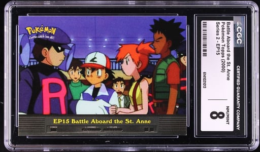 2000 Topps Pokemon Series 2 Battle Aboard The St. Anne #EP15 CGC 8 NM-MT
