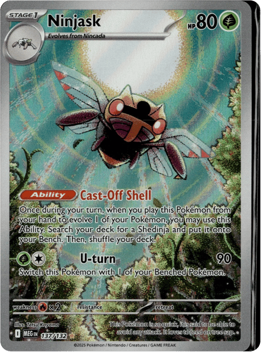 2025 Ninjask #137 Mega Evolution