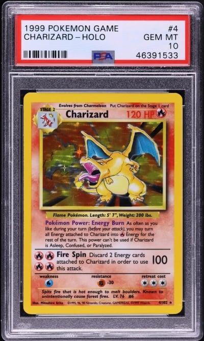 1999 Pokemon Base Set Holo Chari