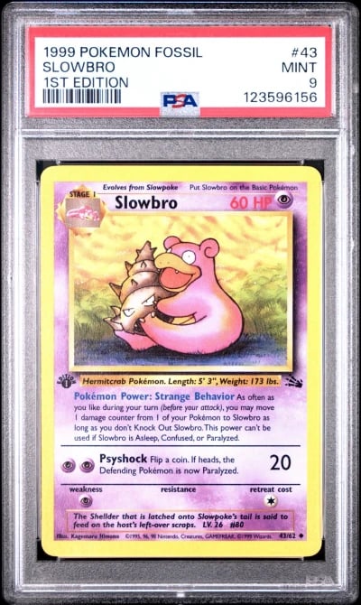 1999 Pokemon Fossil 1st Edition 