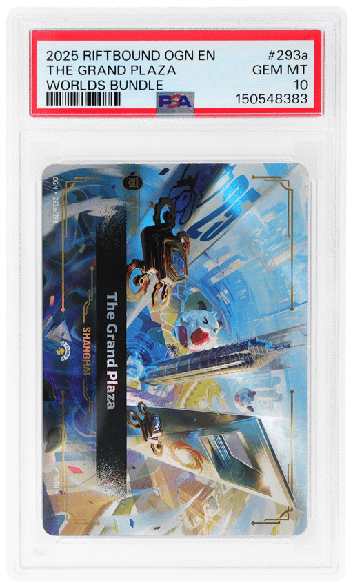 2025 League of Legends Riftbound Worlds Bundle Shanghai the Grand Plaza #293a PSA 10