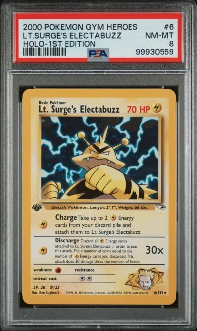 2000 POKEMON GYM HEROES HOLO-1ST