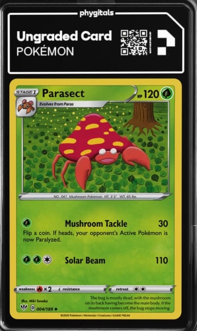 2020 Parasect Darkness Ablaze #004