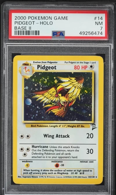 2000 Pokemon Base Set Holo Pidge