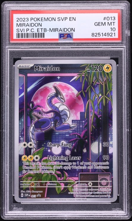2023 Pokemon Scarlet & Violet Promo Alt Art Miraidon #13 PSA 10 GEM MINT