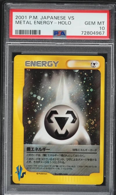 2001 Pokemon Japanese VS Holo Metal Energy PSA 10 GEM MINT