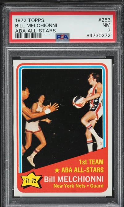 1972 Topps Basketball Bill Melch