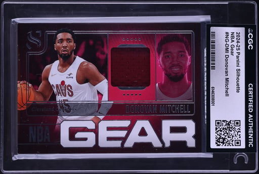 2024 Panini Silhouette NBA Gear Donovan Mitchell PATCH #NG-DMI CGC AUTH