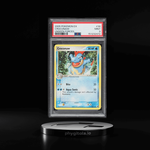 2005 Pokemon EX Unseen Forces Croconaw #38 PSA 9 MINT