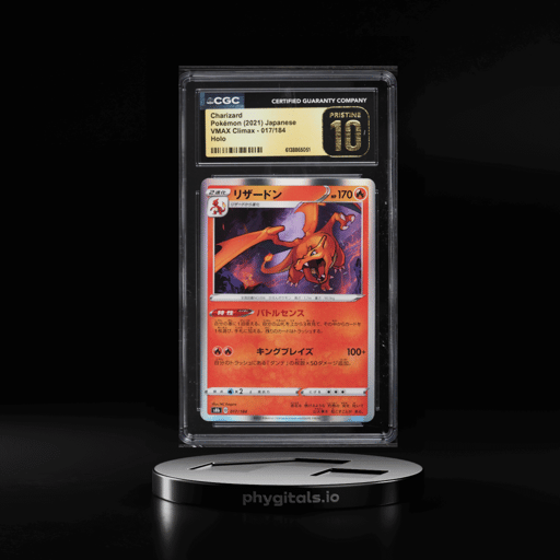 2021 Pokemon Japanese Sword & Shield VMAX Climax Holo Charizard #17 CGC 10 PRISTINE
