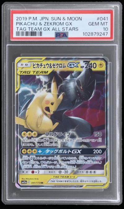 2019 Pokemon Sun and Moon Tag Te