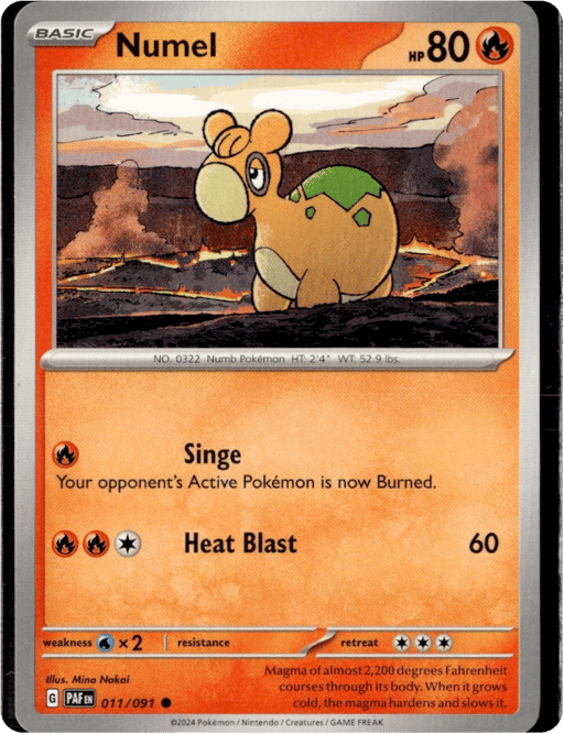 2024 Numel #11 Paldean Fates