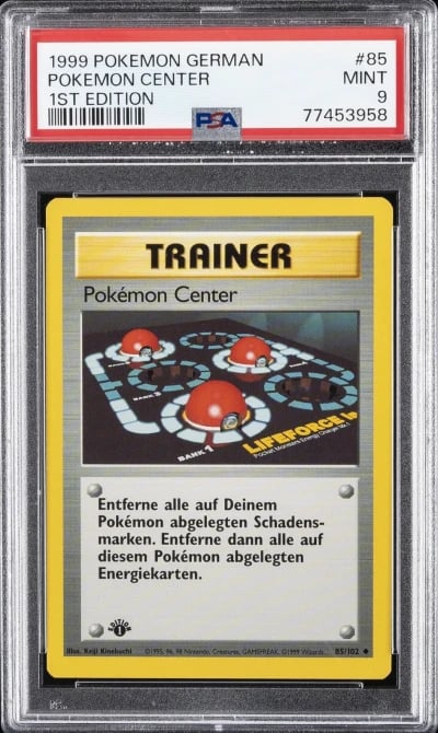 1999 POKEMON GERMAN 1ST EDITION 