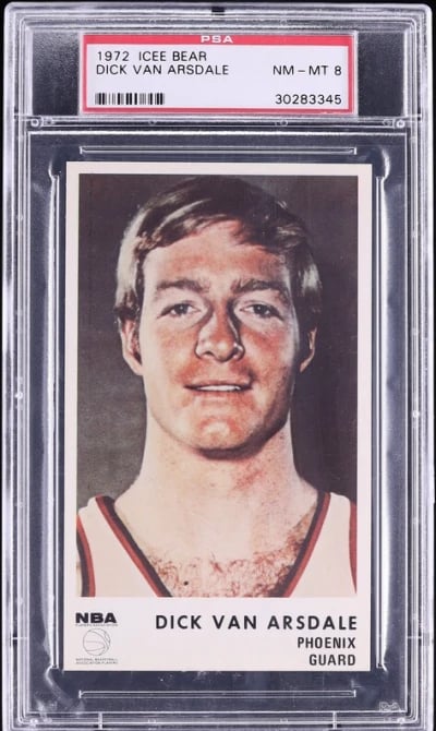 1972 Icee Bear Basketball Dick V