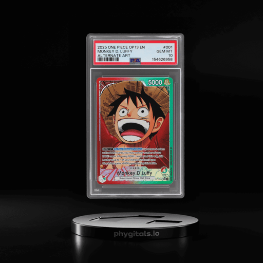 2025 One Piece Carrying On His Will Alternate Art Monkey D. Luffy #OP13001 PSA 10