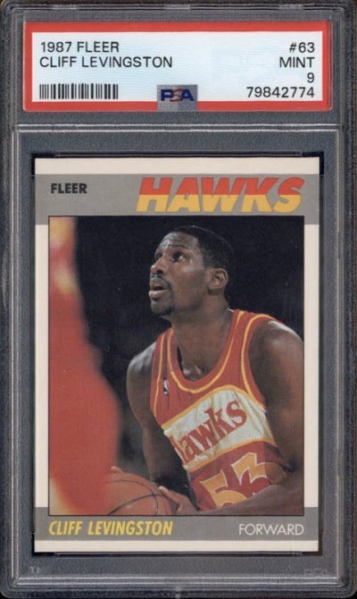 1987 Fleer #63 Cliff Levingston 