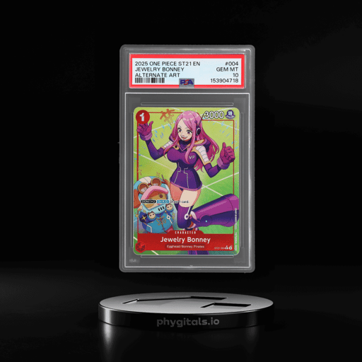 2025 One Piece Card Game Starter Deck 21 Alternate Art Jewelry Bonney #ST21-004 PSA 10