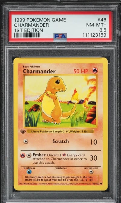 1999 Pokemon Base Set Shadowless