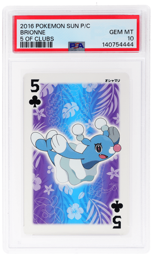 2016 Pokemon Sun Playing Cards 5