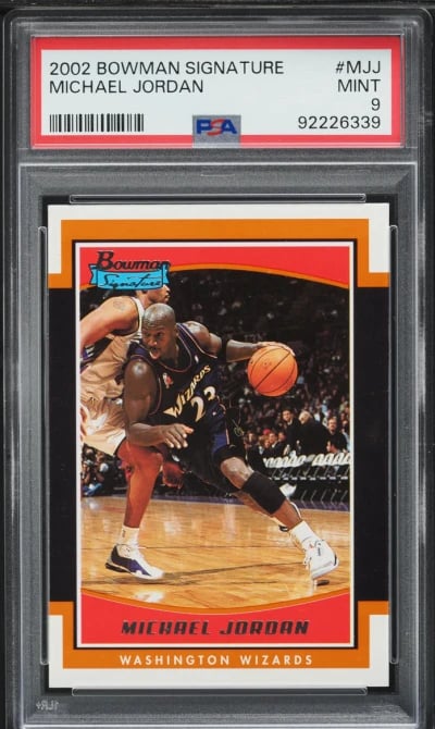 2002 Bowman Signature Michael Jo