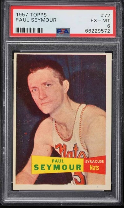 1957 Topps Basketball Paul Seymo