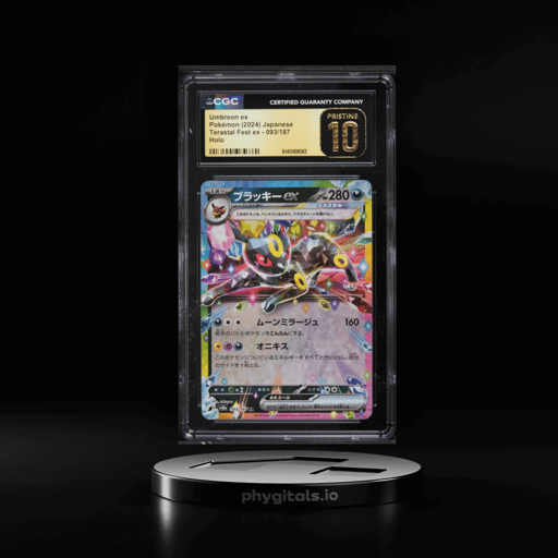 2024 Pokemon Japanese Scarlet & Violet Terastal Fest ex Holo Umbreon ex #93 CGC 10 PRISTINE