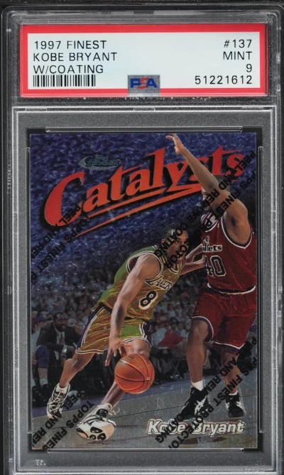 1997 Finest Basketball w/ Coatin