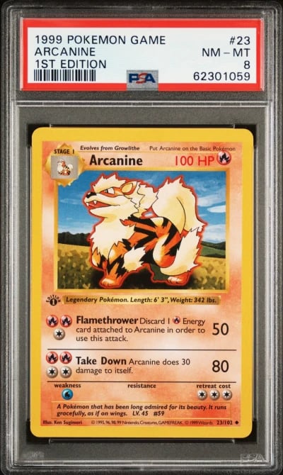 1999 POKEMON BASE SET 1ST EDITIO