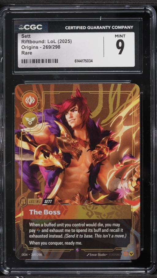 2025 Riftbound League Of Legends LoL Origins Sett #269 CGC 9 MINT