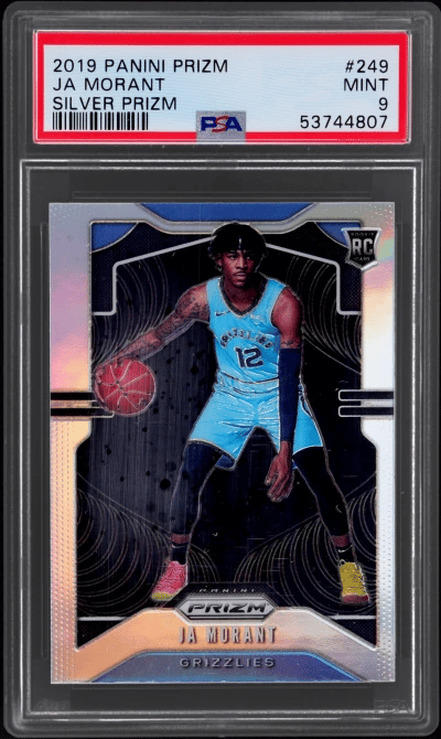 2019 Panini Prizm Silver Prizm Ja Morant #249 PSA 9