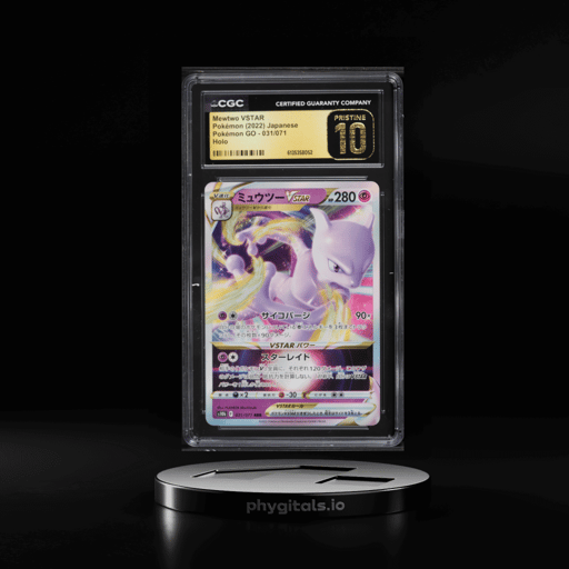 2022 Pokemon Japanese Sword & Shield GO Holo Mewtwo VSTAR #31 CGC 10 PRISTINE