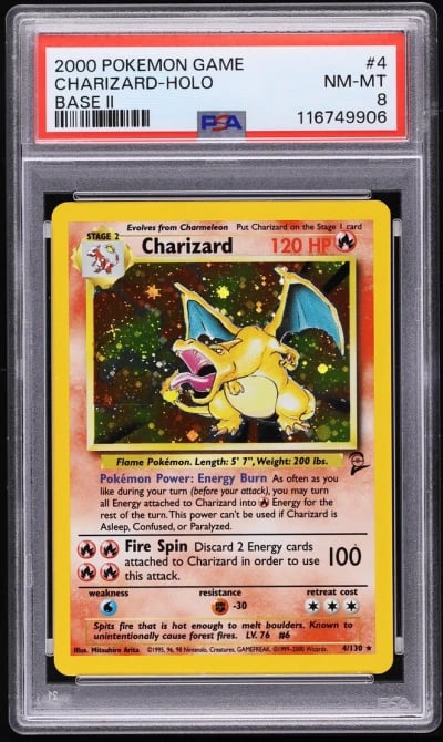 2000 Pokemon Base Set 2 Holo Cha