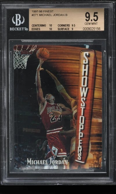 1997 Finest Basketball w/ Coatin