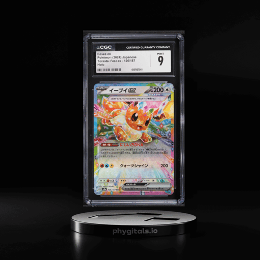 2024 Pokemon Japanese Scarlet & Violet Terastal Fest ex Holo Eevee ex #126 CGC 9 MINT