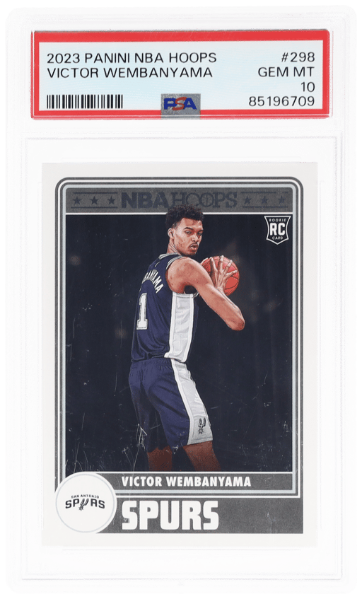2023 Hoops Victor Wembanyama #298 PSA 10