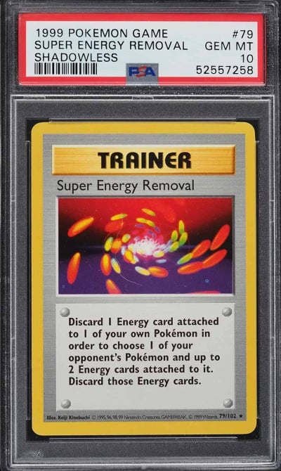 1999 Pokemon Base Set Shadowless