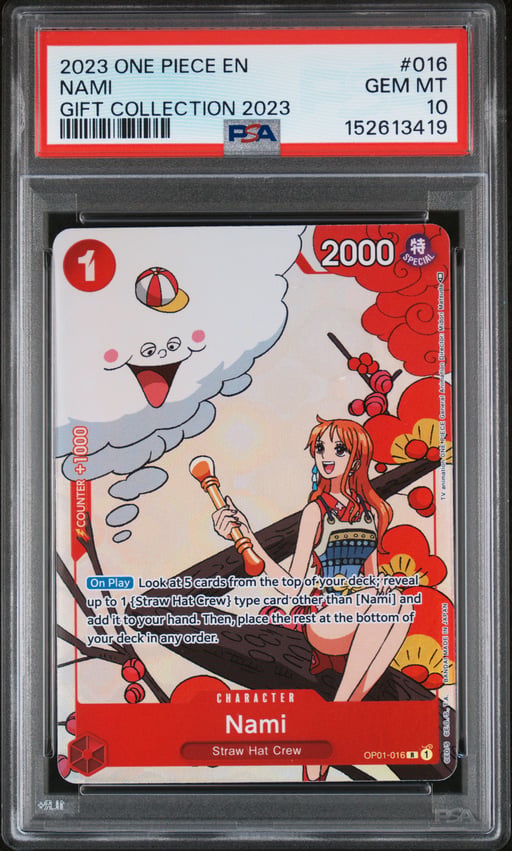 2023 ONE PIECE GIFT COLLECTION 2023 016 NAMI PSA 10