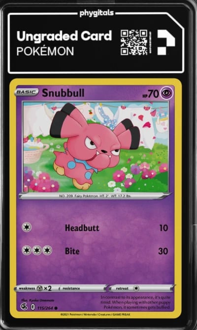 2021 Snubbull Fusion Strike #115