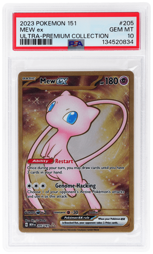 2023 Pokemon Scarlet and Violet 151 Ultra Premium Collection Mew Ex #205 PSA 10