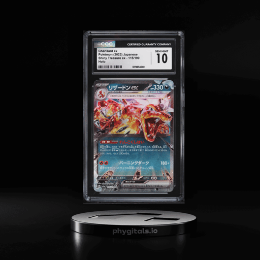 2023 Pokemon Japanese Scarlet & Violet Shiny Treasure Ex Holo Charizard ex #66 CGC 10 GEM MINT