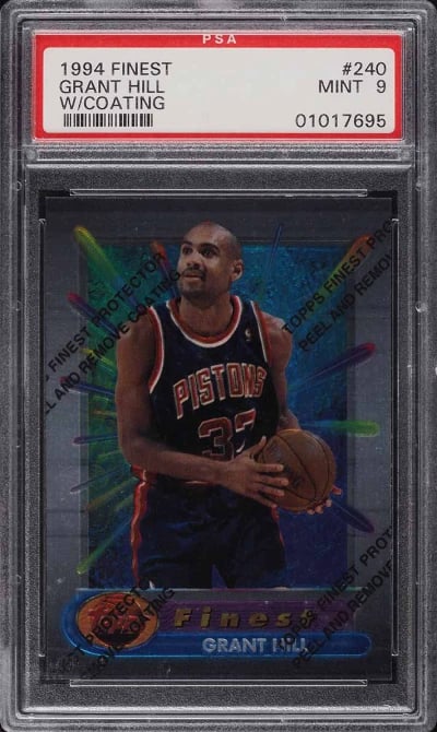 1994 Finest Basketball w/ Coatin