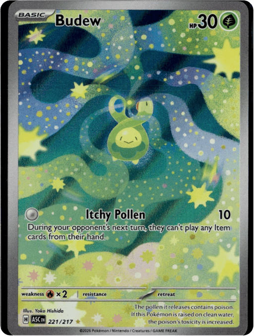 2026 Budew #221 Ascended Heroes