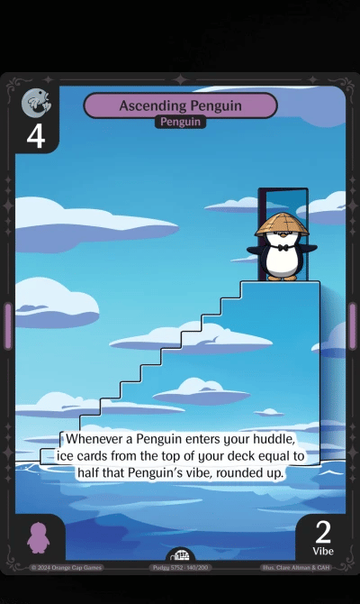 Ascending Penguin