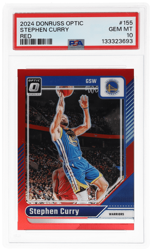 2024 Panini Donruss Optic Red Stephen Curry #155 PSA 10