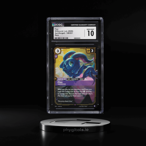 2026 Riftbound League Of Legends Spiritforged Fizz #140 CGC 10 GEM MINT