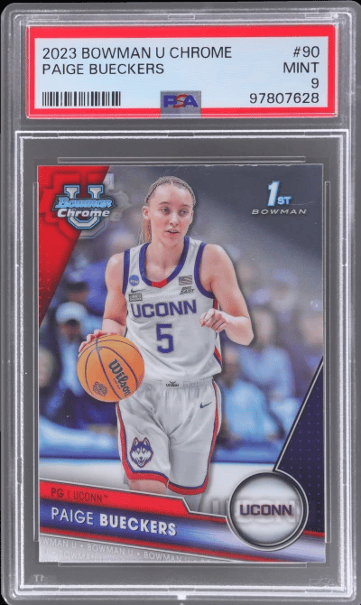 2023 Bowman University Chrome Paige Bueckers #90 PSA 9