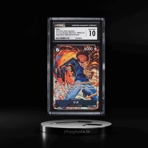 2025 One Piece Japanese Premium Booster: Best Vol.2 SR Alt Art Sabo #PRB02-014 CGC 10 GEM MINT