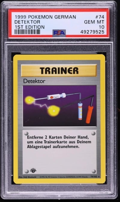 1999 Pokemon German Base Set 1st
