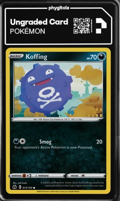 2023 Koffing Crown Zenith #075